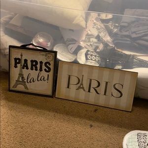Two Paris decorative pictures